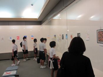 学校美術部作品展1