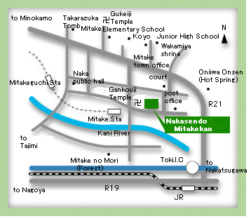 picture about how to go to Nakasendo Mitakekan